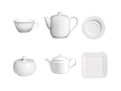Bostonian porcelain tableware, Royalmont Cameo